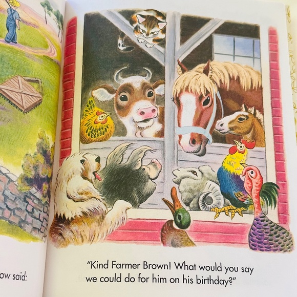 NEW A Little Golden Book Classic The Jolly Barnyard - Picture 10 of 16